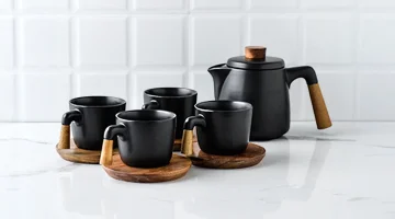 Japanese Style Ceramic Teapot Set
